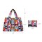 Wrapables Large Foldable Tote Nylon Reusable Grocery Bags, Cute Dogs